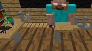 Monster School Strength Minecraft Animation
