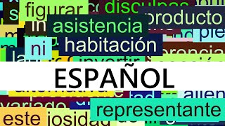 3000+ Common Spanish Words with Pronunciation