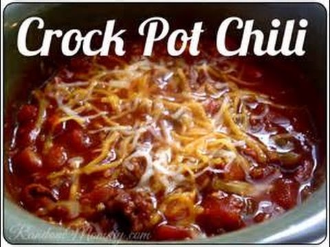 VIDEO : easy crockpot chilli recipe ! - recipe: fyi do not drain the juice from any of the cans ! be sure to use all of the juice ! 2-3 pounds of ground ...