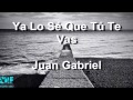 Ya Lo Sé Que Tú Te Vas Feat. Franco De Vita Video preview