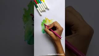 Easy Background Design With Sketch Pens