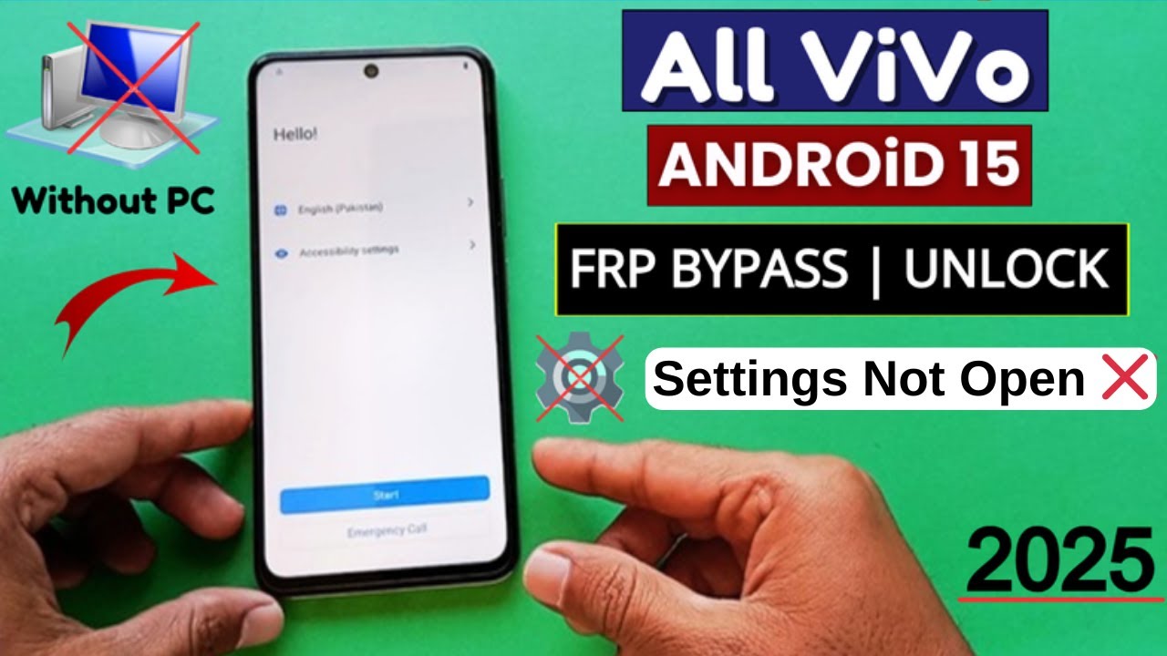 Vivo Android 15 Google/FRP Bypass – Settings Not Opening Vivo Android 15 Google/FRP Bypass – Settings Not Opening