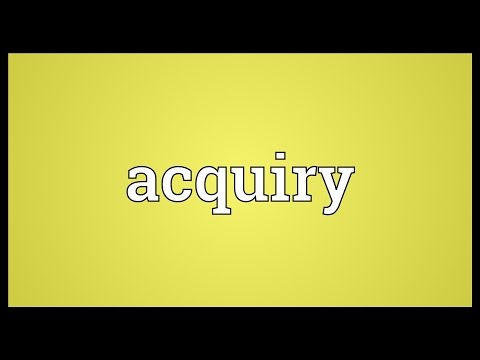 Header of Acquiry