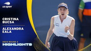 Cristina Bucsa Vs. Alexandra Eala Highlights 2025 Us Open Round 2