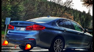 BMW G30 520i Fabrika Çıkış Egzoz Patlama Sesi (Sound of factory exhaust pops of 