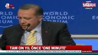 Cumhurbaşkanı Recep Tayyip Erdoğan, 10 yıl önce Davos'ta böyle meydan okumuştu \