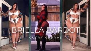 Briella Bardot | Attractive American Fashion Influencer | Curvy Plus Size Instagram Star | Celebrity