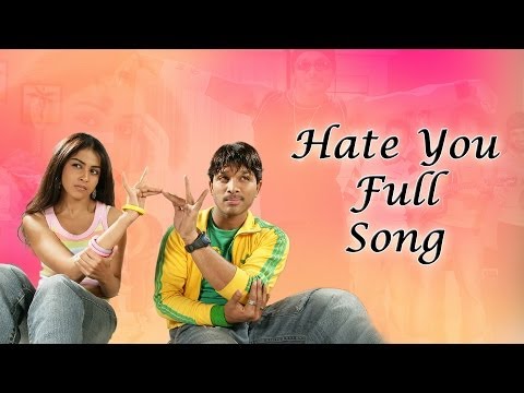 Hate You Full Song || Happy Movie || Allu Arjun Genelia DSouza...