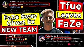 FaZe Sway & Ghost Ex are Making a NEW TEAM , Nova - Tfue LEAVES & SUES FaZe Clan - Obey Alliance