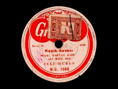 Zeki Müren  - Kaşık Havası - GERÇEK TAŞ PLAK KAYDI