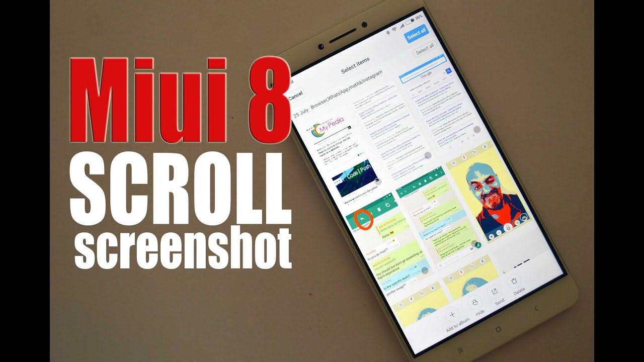 Как сделать длинный скриншот miui 8 Как сделать длинный скриншот miui 8