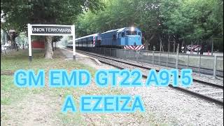 Full Hd Gm Emd Gt22 Partiendo De Union Ferroviaria 25122