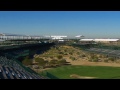 Ricky Barnes drives over grandstands at hole 16 TPC Scottsdale
