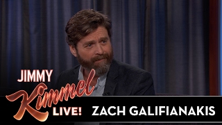 Zach Galifianakis Impressed That Jimmy Kimmel Kicked Audience Member Out