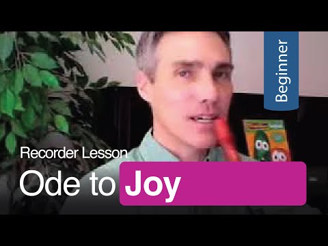 Ode to Joy: Recorder Lesson - Free Printable Sheet Music