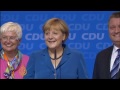 Merkel thanks supporters as CDU pulls ahead