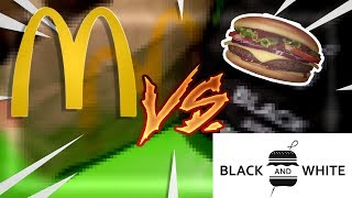 McDo SIGNATURE VS BLACK AND WHITE BURGER COMPARAISON