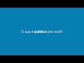 O que é Público para você? - Comitê Nacional em Defesa das Empresas Públicas. O que é Público para você? - Comitê Nacional em Defesa das Empresas Públicas.