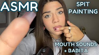 Asmr Español Spit Painting Intenso Mouth Sounds Visuales Relax