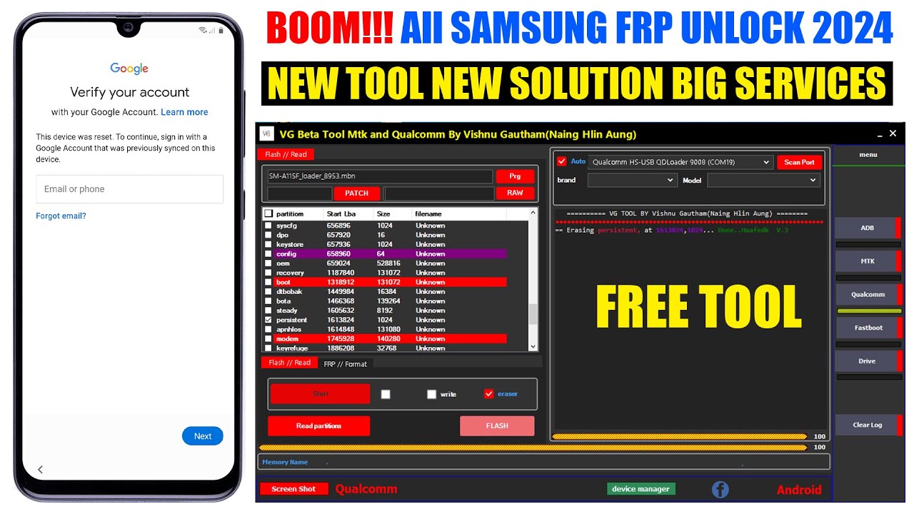 Samsung FRP Tool 2024 ADB Enable Fail All Samsung FRP Samsung FRP Tool 2024 ADB Enable Fail All Samsung FRP