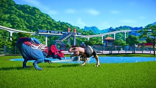 Black Adam T-Rex Vs. Ultimasaurus Spidey & Captain America Giganotosaurus - Ultimate Super Dinosaurs
