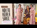 How To Wear A Saree Perfectly | Ayesha Jahanzeb Vlogs