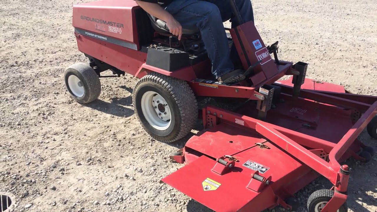 Toro Groundsmaster 224 For Sale - YouTube