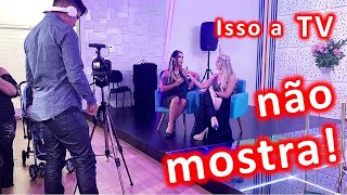 BASTIDORES do nosso 1º PROGRAMA DE TV 🎬🎤📺 O que acontece por trás das câmeras 🎥 MAKING OF 🙈