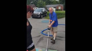 Tom Monahan from Centrum Force and Missy Conway with New Devastator wand