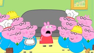 100001 Daddy Every Where - Peppa and Roblox Piggy Funny Animation