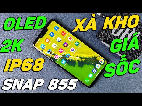 Trải nghiệm LG G8 ThinQ XẢ KHO giá sốc: SNAP 855, CHỐNG NƯỚC, MÀN CONG OLED 2K SIÊU RẺ!!!