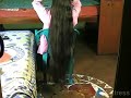 Piyali .. long hair down the back of the chair