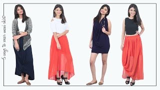 5 Unique Ways To Wear A Maxi Skirt - Basics Series - Glamrs