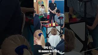 Fast Fingers Teodor Zajder - 2X2X2, Official Single 0.93 16 Moves Tps 17.2