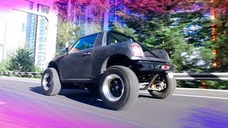 MANEJANDO EL MEGA COOPER POR PRIMERA VEZ!! | JUCA