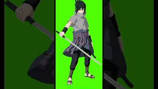 4 NARUTO CHARACTER WITH GREEN SCREEN