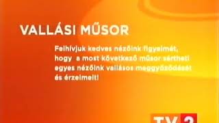 Tv2 - Vallási Műsor Ident - 2003-2005