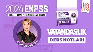 1)E-KPSS - Vatandaşlık - Sosyal Hayatı Düzenleyen Kurallar - Şahnaz ESEROĞLU - 2