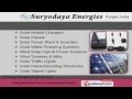 Renewable Energy Products by Suryodaya Energies, Ludhiana
