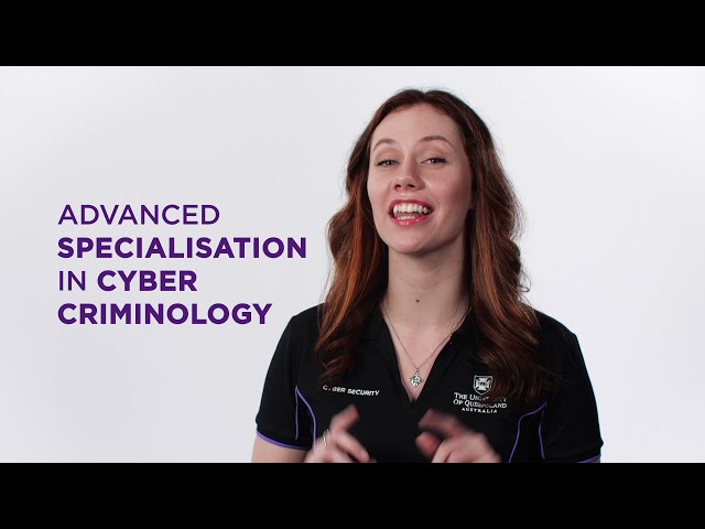 Watch Specialise in Cyber Criminology at UQ on YouTube.