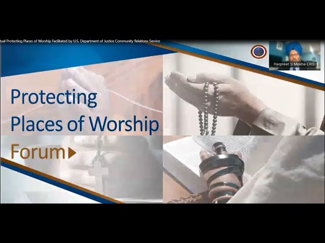 Watch Virtual Protecting Places of Worship Forum  - June 29, 2022 on YouTube.