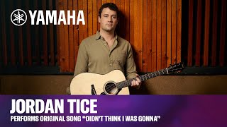 Yamaha | FG9 M | Jordan Tice Performs Original Song “Didn't Think I Was Gonna”
