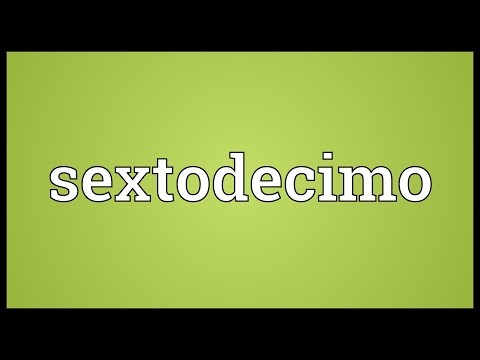 Header of sextodecimo