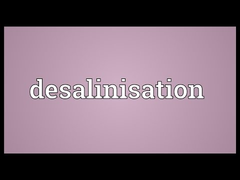 Header of desalinisation