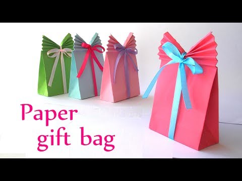 DIY crafts: Paper GIFT BAG (Easy) - Innova Crafts - YouTube
