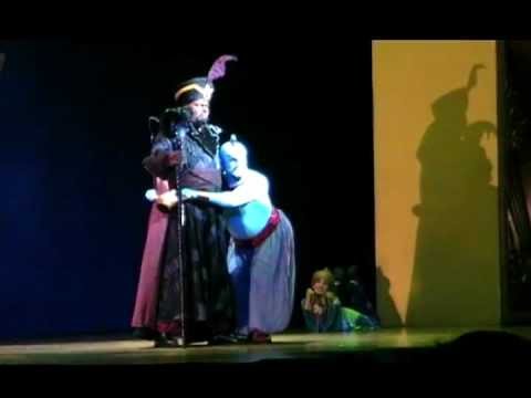 Genie and Jafar Aladdin show at Disney California Adventure