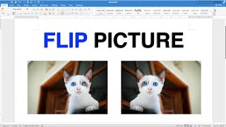 How To Flip Picture Image In Word