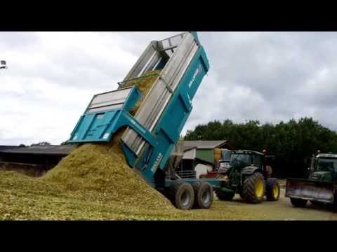 Ensilage de maïs 2015 avec bennes ROLLAND ROLLSPEED