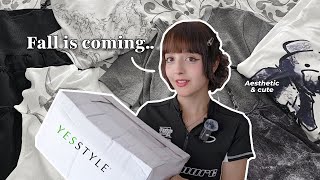 100 Yesstyle Fashion Try-On Haul 𐙚 Unboxing, Aesthetic & Cute, Korean Inspired