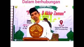 3 penyakit suami dalam berhubungan suami istri.ceramah Ustadz Abdul Somad Lc Ma.